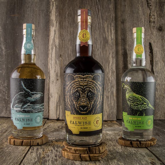 Calwise Wine Label Design